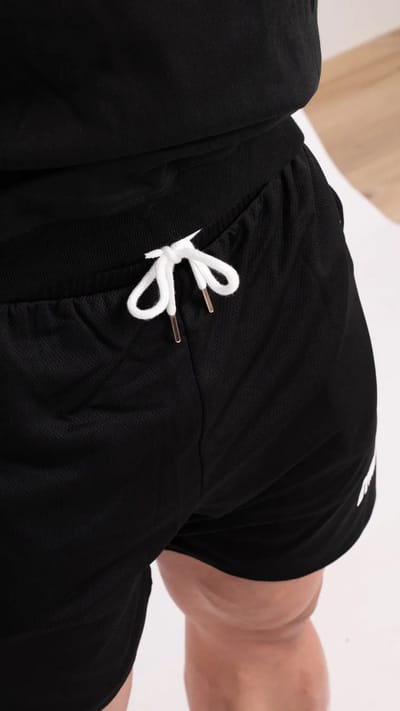 Gymhunterz Short - Sportshort - Loopshort - Korte Broek - Zwart - Maat XL