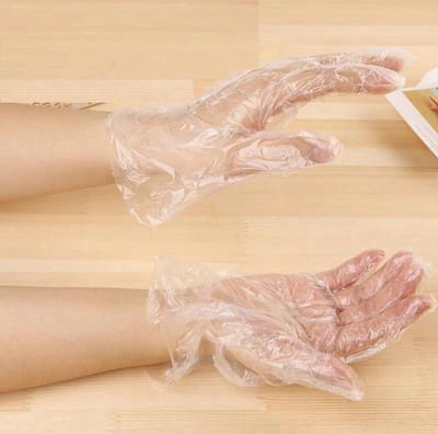 100 Stuks Plastic Wegwerp Handschoenen Voordeelverpakking LDPE - Wegwerp - Transparante plastic wegwerphandschoenen Large 100st Voordeelverpakking