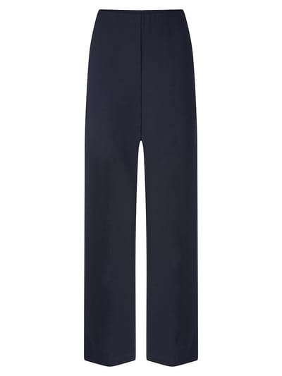 wijde jerseybroek Van Peter Hahn blauw