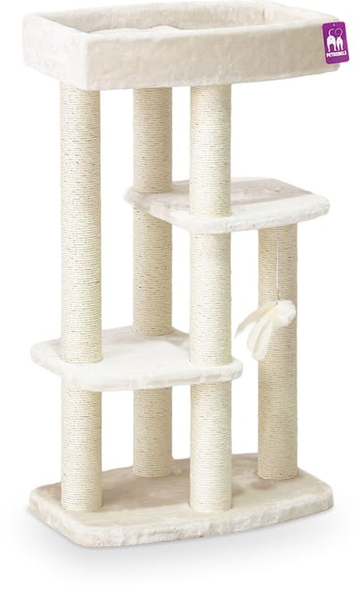 Petrebels Springfield 107 krabpaal - Creme - extra stabiel - compact