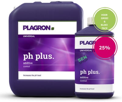 PH+ 1L, PH PLUS 1L, PH VERHOGEN, PH+ 25% 1L, PLAGRON PH+, PLAGRON PH PLUS 1L, PLAGRON, PH REGELEN VAN VOEDINGS WATER