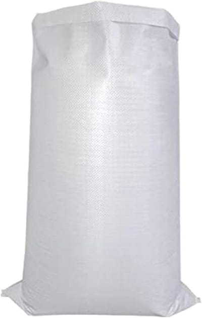 Afvalzakken Puin - Bouwzakken Opslag - Afval Verwerken - Scheurbestendig UV - 60x100cm 75kg - Wit
