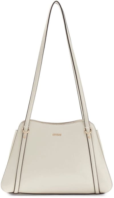 GUESS schoudertas Xena Shoulder Satchel Bag Light Taupe