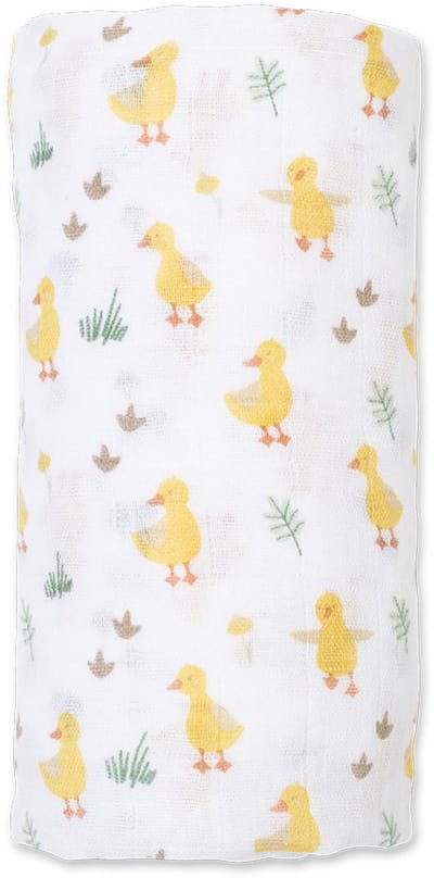 Lulujo - Hydrofiele Doek - Swaddle - Katoen - 100x100 cm - Duck - Kraamcadeaus - Babydekens - Babycadeaus - Tetradoeken - Zwangerschapscadeau
