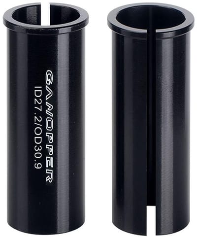 Dailygoods- Fietszadelpen Aluminiumlegering - Zadelpenvulplaatjes - Adapter voor Zadelbuis - Lichtgewicht - Duurzaam - Lengte 100 mm - Zadelpen