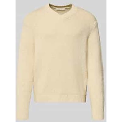 Regular fit gebreide pullover van puur biologisch katoen, model 'ANGUS'
