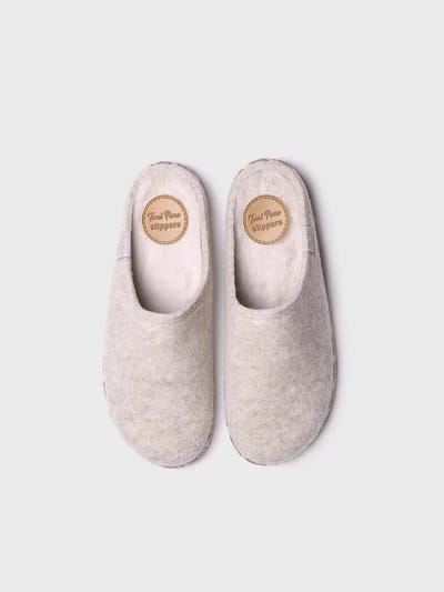Damesslippers van vilt | DELI-FP