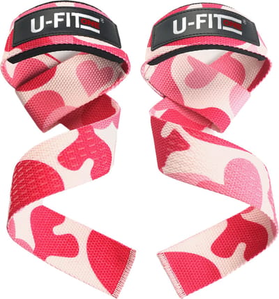 U Fit One Lifting Straps - Anti Slip - Deadlift Straps - Gewichtshef - Powerlifting - Crossfit - Inclusief Ebook