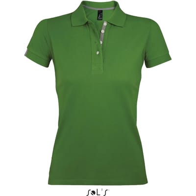 SOL'S Women´s Polo Shirt Portland L588 - Bud Green/Grey (Solid) - M