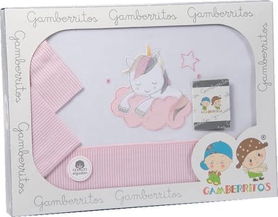 Gamberritos Beddengoed Unicorn Ledikant 80 X 120 Cm Roze