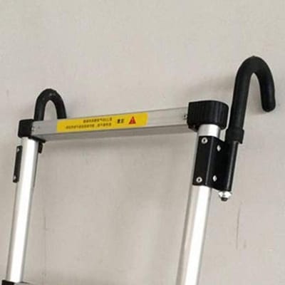 Ladderhaken - Stabilisator Set - Veilig Werken - Dak Bescherming - 2 Stuks - Zwart Paars