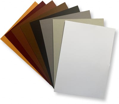 Cards & Crafts A4 Karton Donkere Kleuren - 100 Vellen - 8 Kleuren - 250 g/m² - Knutselpapier - 21 x 29,7 cm