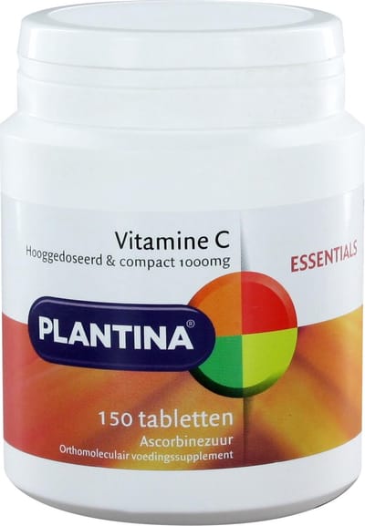 Plantina Vitamine C 1000 mg - 150 Tabletten - Vitaminen