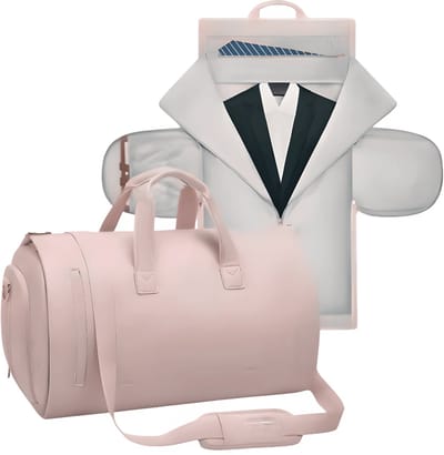 CarryQuest® - Reistas - Reistassen - Roze - PU-Leer - Polyester - Waterdicht - Groot - Weekendtas - Zakenreis - Reis - 52 cm x 98 cm - 52 cm x 28 cm x 30 cm - Licht Roze - Bol.com