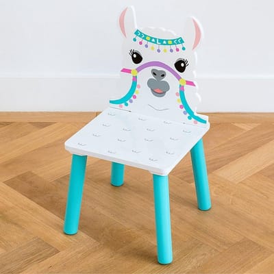 Lama Houten Kinder Tafel met 2 Stoelen - Alpaka Design - Ideaal voor Speelkamer of Kinderkamer