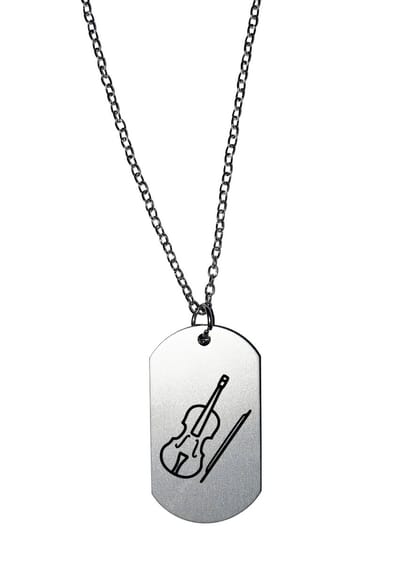 Akyol - viool ketting - Viool - voor de beste violist - leuk cadeau voor je vriend om te geven - viool cadeau - verjaardag violist