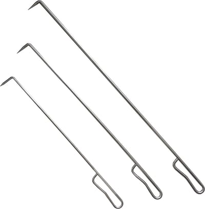 Vuurkorf 30-inch RVS 304 Heavy Duty Fire Pit Poker Stick - Outdoor Camping Tool Accessoire voor vuurkorven en open haard - Hout stoker - Deksel lifter - Grill roosterheffer