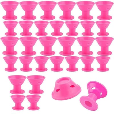 Dailygoods - Krulspelden voor Grote Krullen - Magic Curler Set zonder Hitte