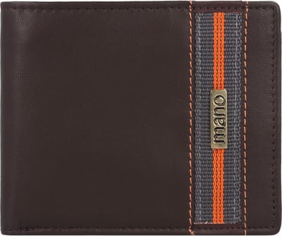 mano Don Leonardo RFID Leren Portemonnee 11,5 cm - Jongens - Horizontaal - dunkelbraun