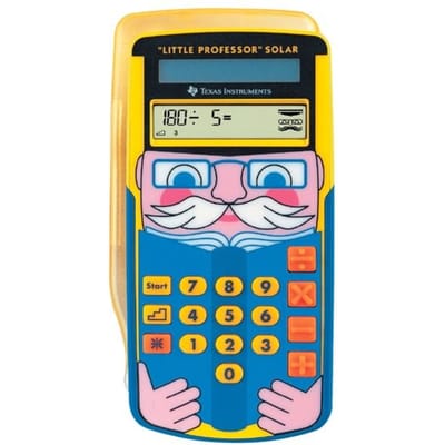 REKENMACHINE TEXAS INSTRUMENTS LITTLE PROFESSOR SOLAR