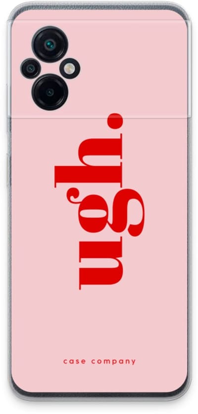 Case Company® - Hoesje geschikt voor Xiaomi Poco M5 hoesje - Ugh - Soft Cover Telefoonhoesje - Bescherming aan alle Kanten en Schermrand
