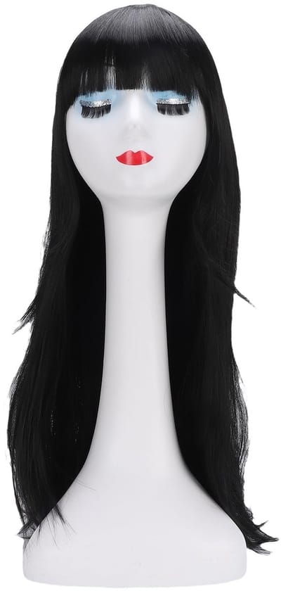 Dailygoods- Lange Pruik Zacht 70 Cm - Synthetisch Haar - Hoge Temperatuurvezels - Duurzaam - Antirimpel - Cosplay Accessoire