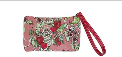 Polstasje - portemonnee - Wild Strawberry - Wilde aardbeien - Claire Louise Design