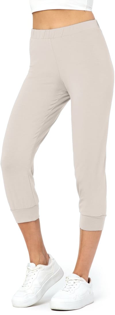 Merry Style – Dames - Sportbroek – Katoenen – Joggingbroek - 3/4 Lang – Caffelatte – S - MS-MS10-261-SW