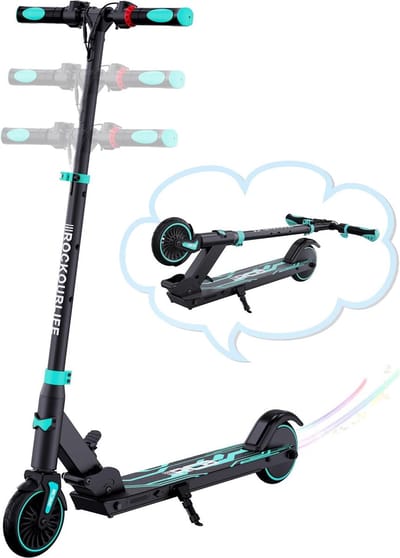 Elektrische Step Kinderen - 20km/u - 250W piek - Tot 80 kg - Voor kinderen en tieners - Blauw