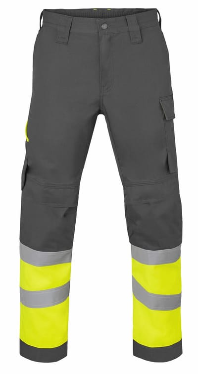 HAVEP Werkbroek High Vis 80573 - Charcoal/Fluo Geel - 50
