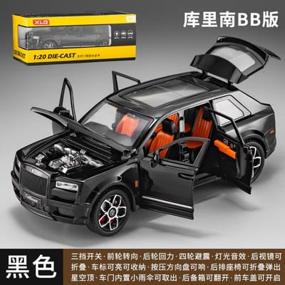 1:20 Rolls Royce Cullinan Ultra Luxe Volledige Maat SUV Legering Diecast Model Auto Simulatie Geluid & Licht Collectie Cadeau Voor Vriend
