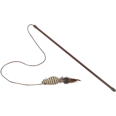 Kattenhengel met veren balrammelaar Nobby Pet