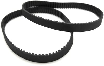 Gesloten Tandriemen - GT2 Riemen - Precisie Aandrijving - Glasvezel Versterkt - 960 mm x 6 mm - Zwart