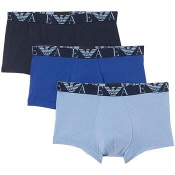 Emporio Armani FW22 Boxer à imprimé logo sur la ceinture Lot de 3 sous-vêtements pour homme 111357-2F715-16536 S
