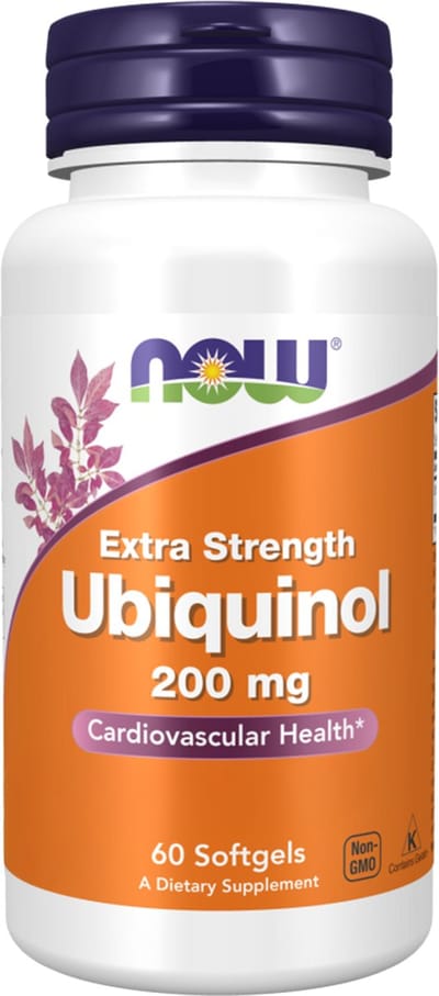Now Foods Ubiquinol 200 mg Extra Strength (60 Softgels) Unflavoured - Vitaminen, mineralen & gezondheid - Enzymen
