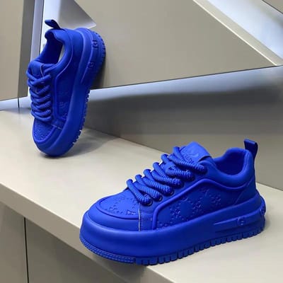 Sneakers Casual Heren Designer Gemakkelijk te Combineren Boardschoenen Mode Leer Stof Ademend Hoogte Verhoogd Platform Sportschoenen 44