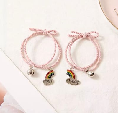 Akyol - koppel Armband - best friends armband - 2stuks - vriendinnen armband - regenboog armband - armband voor 2 - Armband - cadeau - vriendschapsarmband - geschenk - gift - verjaardag - feestdag - vriendschaps armband - vriendinnen armband