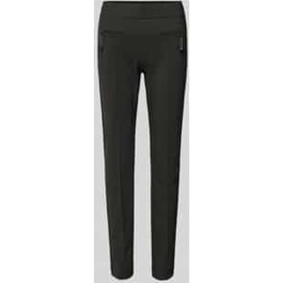 Slim fit stoffen broek met ritszakken, model 'Otti'