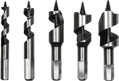 Benson Slangenboor Boorset - Precisie-gefreesd - Zelf-voedende schroefpunt - 10-25 mm - 5-delig