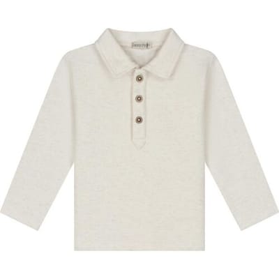 Sweet Petit peuter polo Nathan Soft Ecru Melange 74 heren