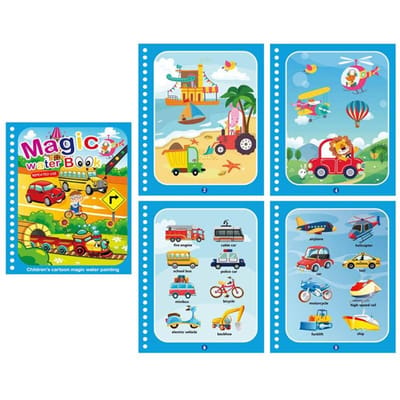 Kinderen Magic Water Schilderen Boek Creatieve DIY Kleuterschool Kids Graffiti Kleur Water Tekening Boek Vroege Onderwijs Speelgoed voor Kinderen XYZ traffic