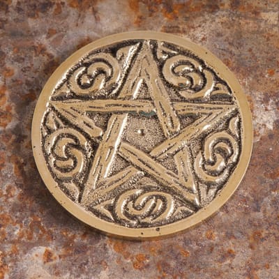 Magische munt pentagram