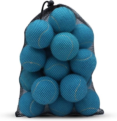 Tennisballen Set - Oefenballen Training - Beginners Tennis - Hoge Elasticiteit - 20 Stuks - Lichtblauw