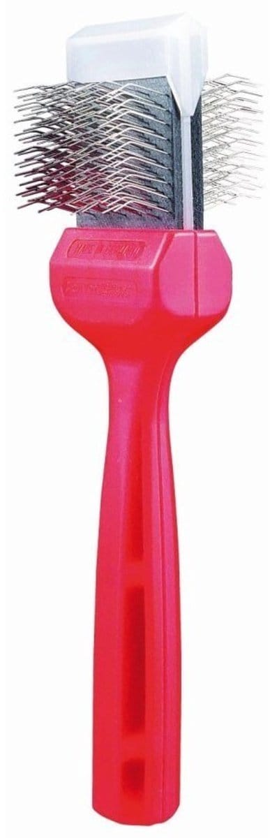 Activet Borstel Mat Zapper - Ontklitborstel met Edelstalen Pinnen - 20x5 cm, Dubbelzijdig, Flexibele Borstelkop