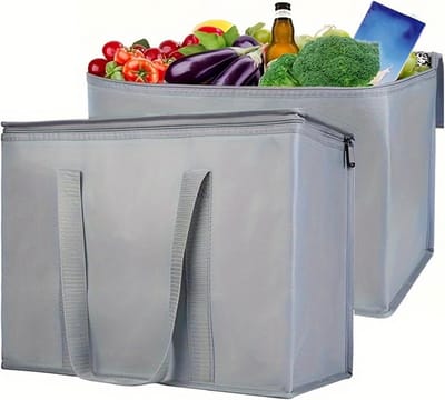Grote Opvouwbare Koeltas 30L - XXL Isolerende Boodschappenmand voor Picknick en Reizen