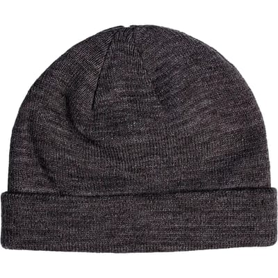 MSTRDS - Short Cuff Knit Beanie h.charcoal one size Beanie Muts - Grijs