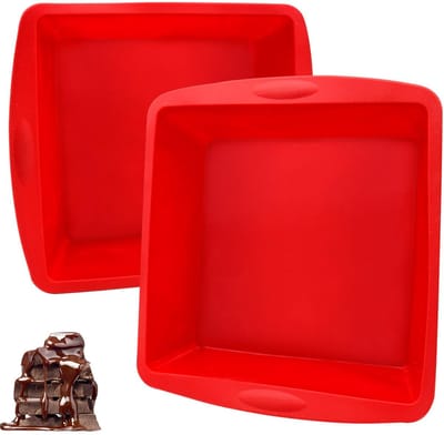 Dailygoods- Bakblik - Perfect voor Brownies/Taarten/Muffins - Veelzijdig Gebruik - Cadeau voor Bakliefhebbers - Schokbestendig Materiaal - Eenvoudig Schoonmaken - Cakevorm