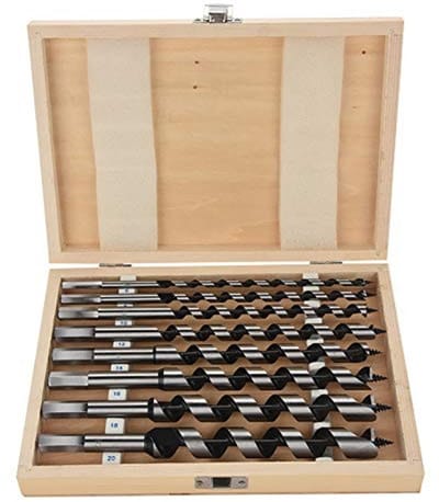 Dailygoods - Houtboor Set - 8-delige Spiral Boor Set - Geschikt voor hout en glas - Carbon Staal - 6-20 mm - Voor precisiewerk en veelzijdige toepassi...