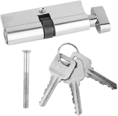 Cilinderslot Deur - Sluitcilinder Deurslot - Beveiliging Huis - Anti-Boor Anti-Snap - 70mm - Zilver