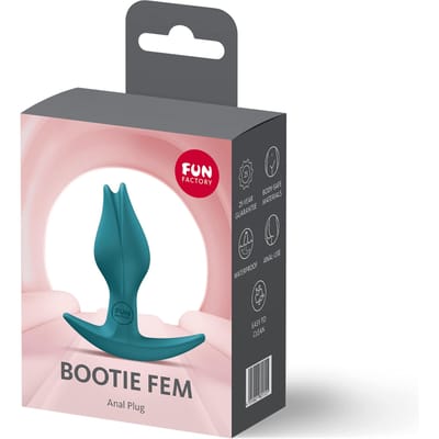 Fun Factory Bootie Fem | anale plug | Slank design voor beginners | huidvriendelijke siliconen | Veilig dankzij brede basis | Reisvriendelijke anale accessoires | Unisex | toys voor beginners